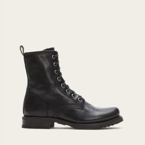 Frye Leather Veronica Combat Boot